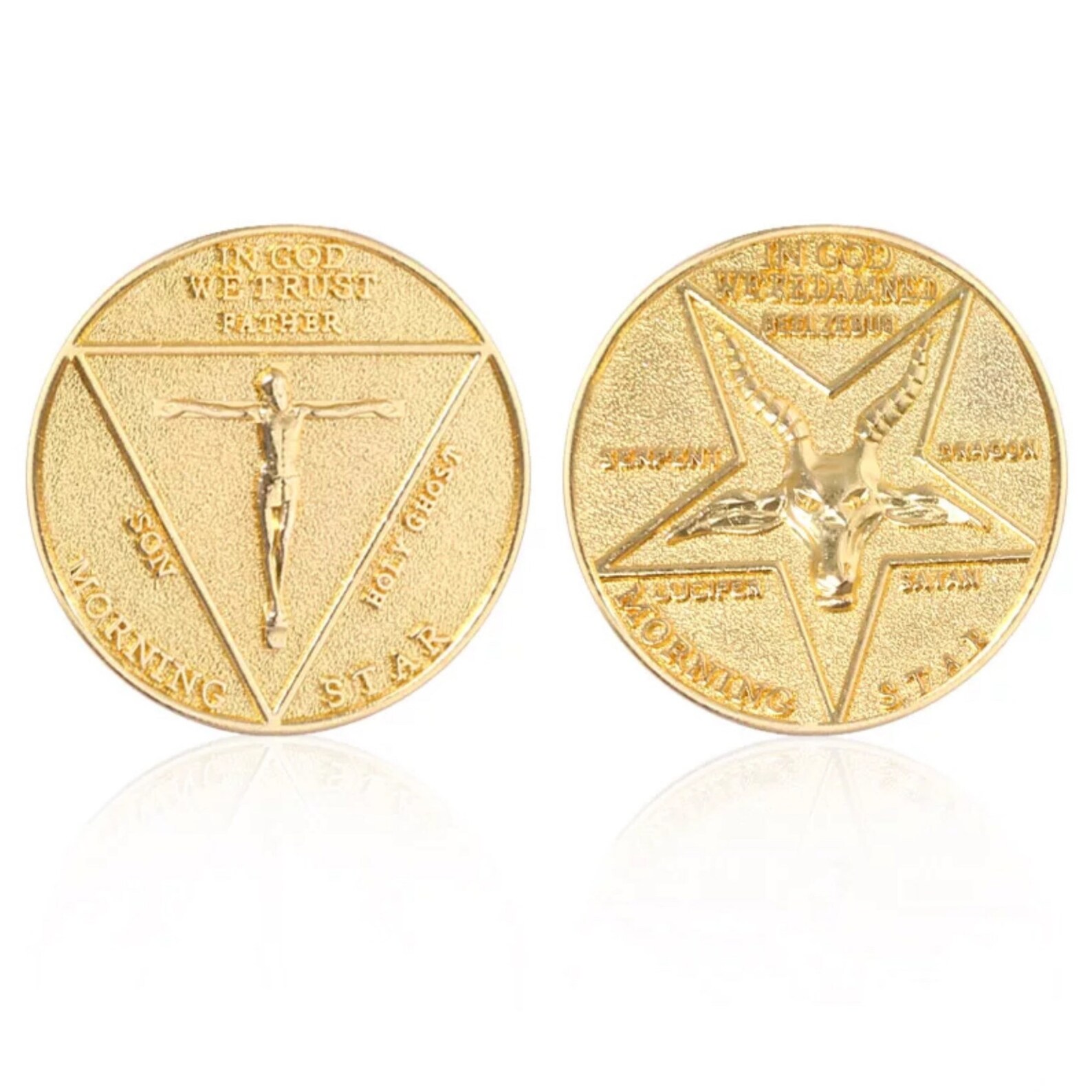 Lucifer Coin Lucifer Morningstar TV Show Lucifer Etsy