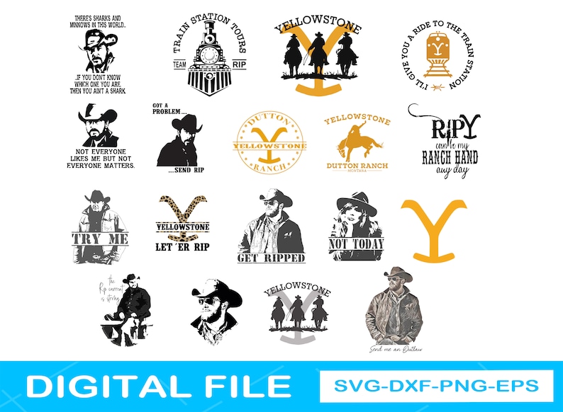 Download Bundle Yellowstone svg /Huge Bundle Svg /Beth Dutton Svg ...