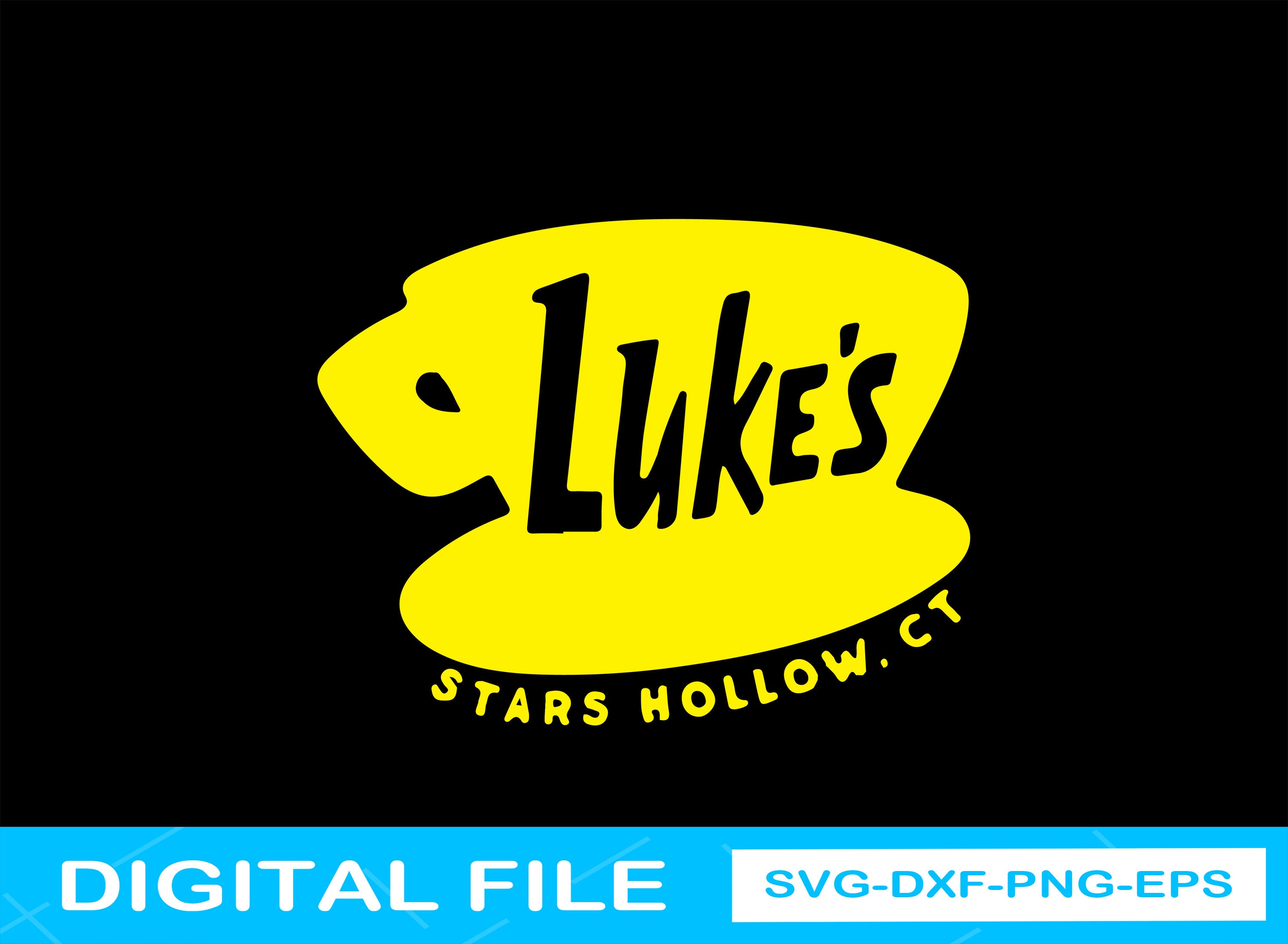 Download Luke's Diner Svg/ Gilmore Girls Svg/ Rory I'd Rather | Etsy