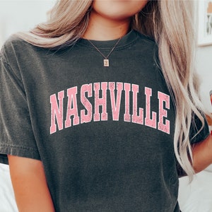Nashville Tee, Nashville T-shirt, Music City, Tennessee Tee, Vintage Inspired Cotton T-shirt, , Unisex Tee, Comfort Colors T-shirt