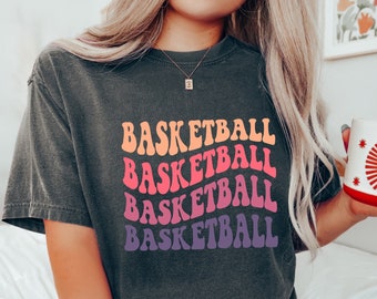 Basketball Shirt,Basketball vibes, Custom Basketball Shirt, Game Day Shirt, Mom Basketball Shirt,Retro basketball shirt