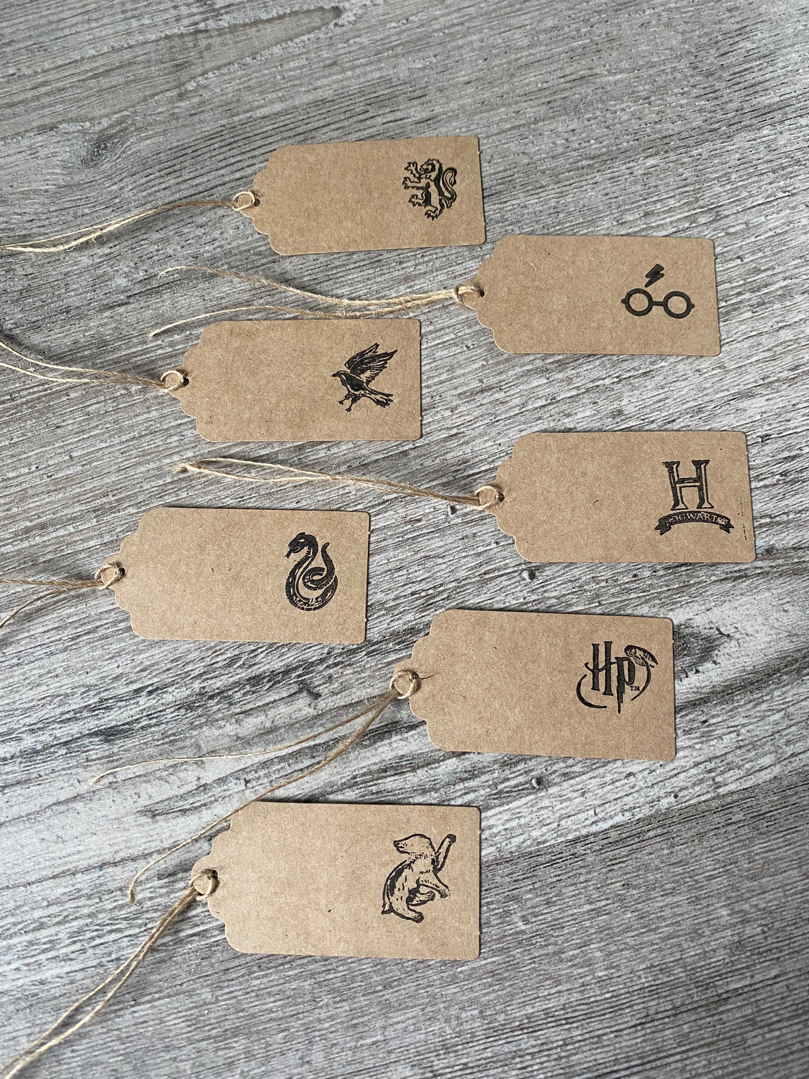 Harry Potter set of 10 Gift Tags | Etsy