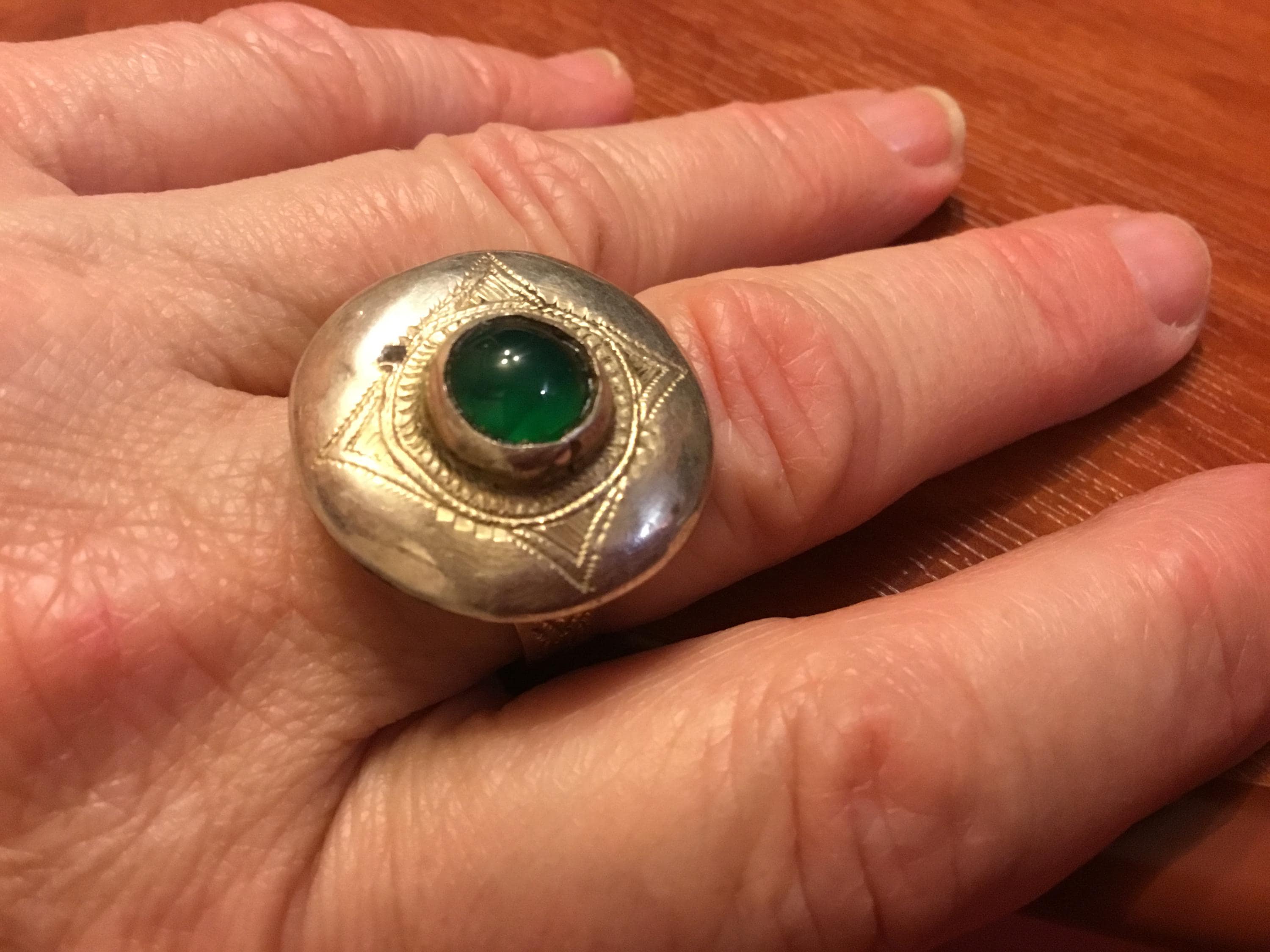 Bague Fantaisie Créateur Vintage – Taille 54 – Accessoire Rétro Chic