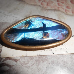 Vintage Art Deco Butterfly Wing Brooch
