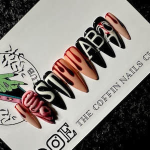 It’s a Scream baby! | press on false nails