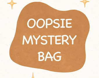 Oopsie Mystery Bag – 7 Sticker Sheets | Lot Surprise Planches de Stickers Scrapbooking, Bullet Journal, Planner | Seconds Sale