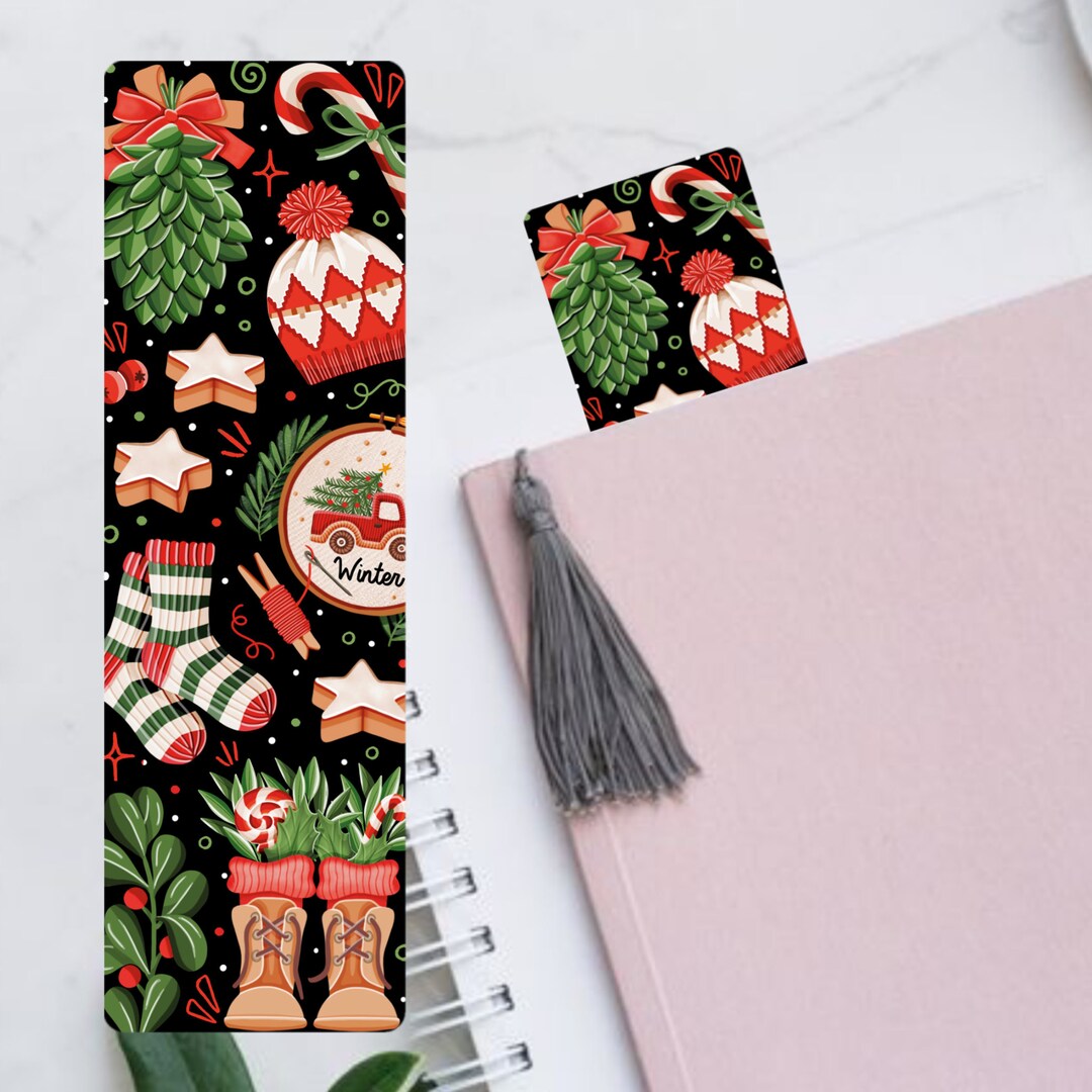 JSRQT 36 Pièces Marque-pages En Papier Noël Clip De Page