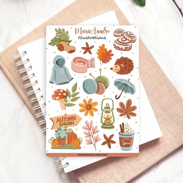 Autumn Planner Stickers - Etsy