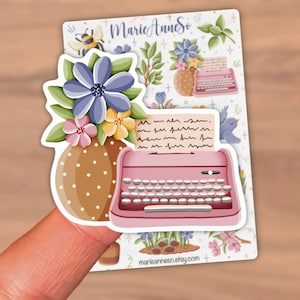 Feuille dautocollants Fleurs, Printemps, Jardinage Stickers planner, autocollant de journalisation, journal à puces, scrapbooking image 3