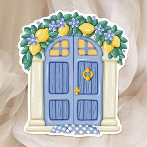 Autocollant sur le Thème des Citrons et de l'été - Sticker pour Journal, Scrapbook et Planner - Papeterie Estivale