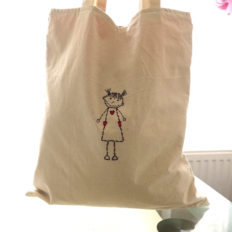 Child Patterned Boat Tote Market Bag Cloth Shoulder Bag Tote Bag With Pocket Knitting Bag Shoulder Bag Large Beach Bag