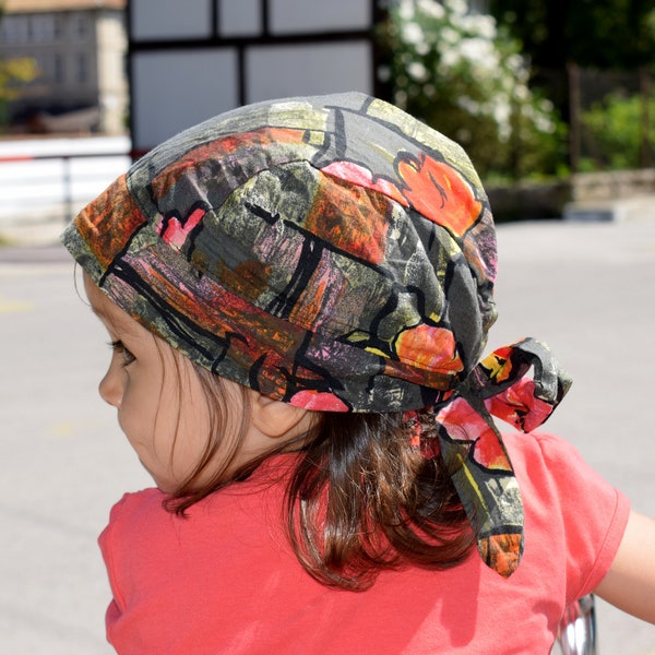 Bandana Hat Sewing Pattern – Children's Size (PDF Pattern)
