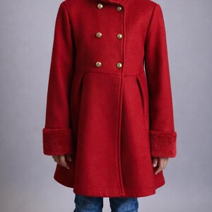 Children coat and beret sewing pattern toddler to teen