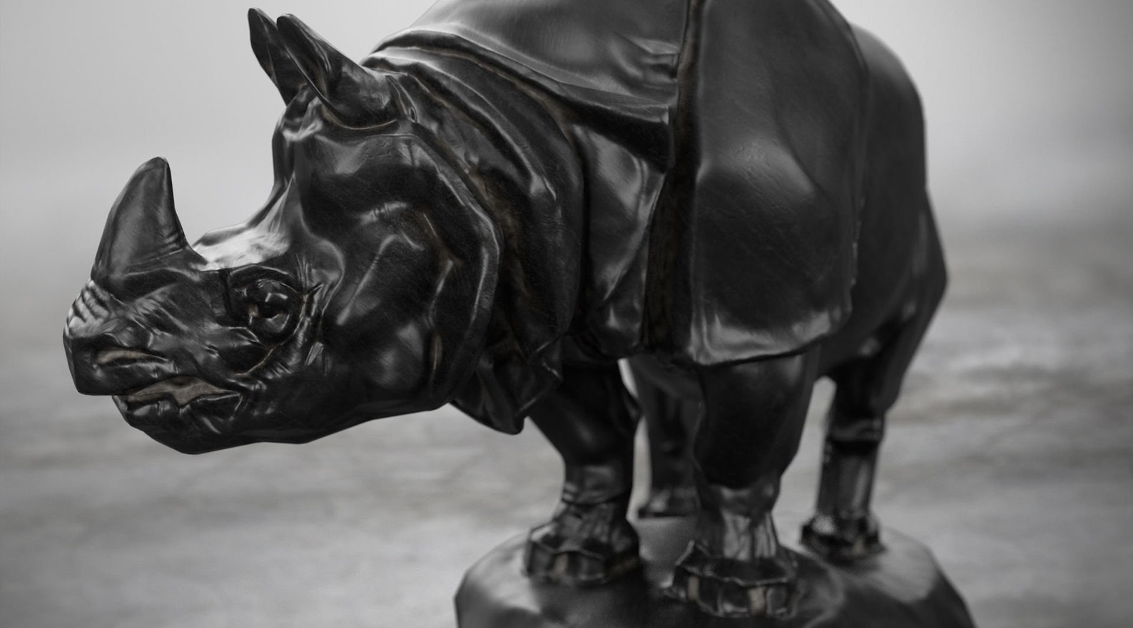 3D Printing Rhino Rhinoceros Statue Handmade Diorama Best Gift Etsy