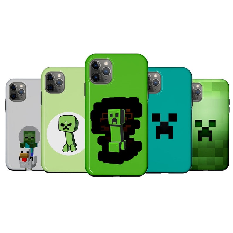 مباخر فخار Minecraft Phone Case Creeper Cover for Iphone 12 11 Pro Max | Etsy coque iphone xs Creeper Glass Broken