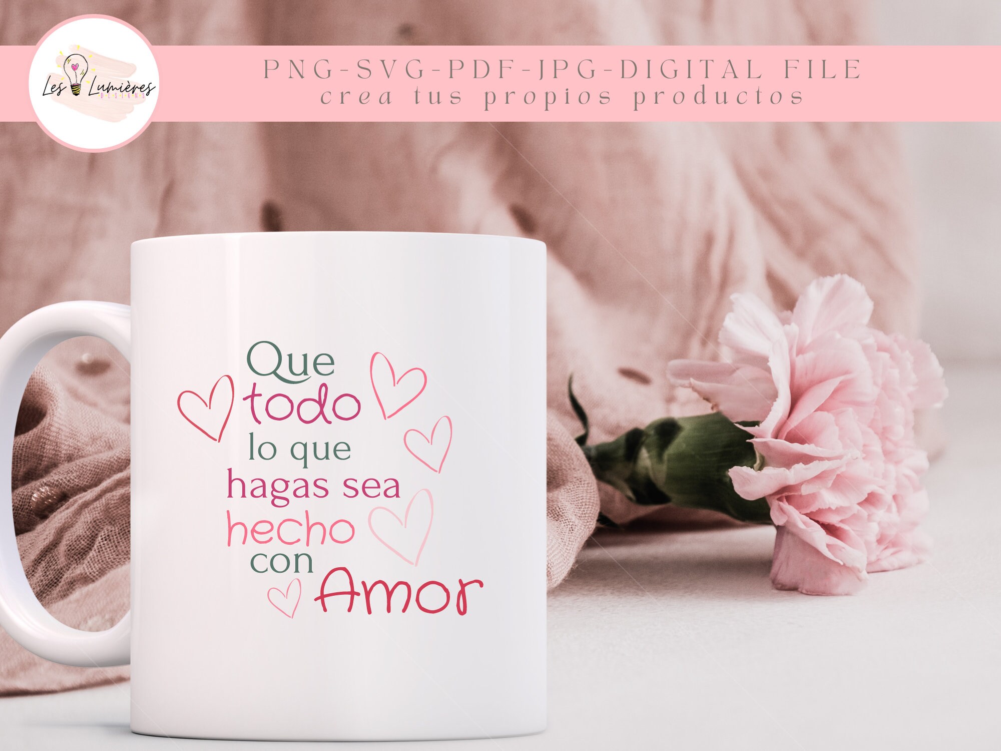 Que Todo Lo Que Hagas Sea Hecho Con Amor ,spanish Bible Verse Print
