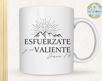 Esfuérzate y sé valiente, Josué 1:9 SVG, PNG Clipart, Día del padre Clipart, Biblia SVG, Dios Svg, cristianos para hombres, set de 4 diseños