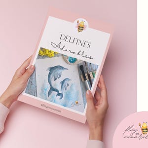 Guía PDF Acuarela – 5 Pinturas Paso a Paso + Bocetos para Calcar – Descargable eBook para Principiantes