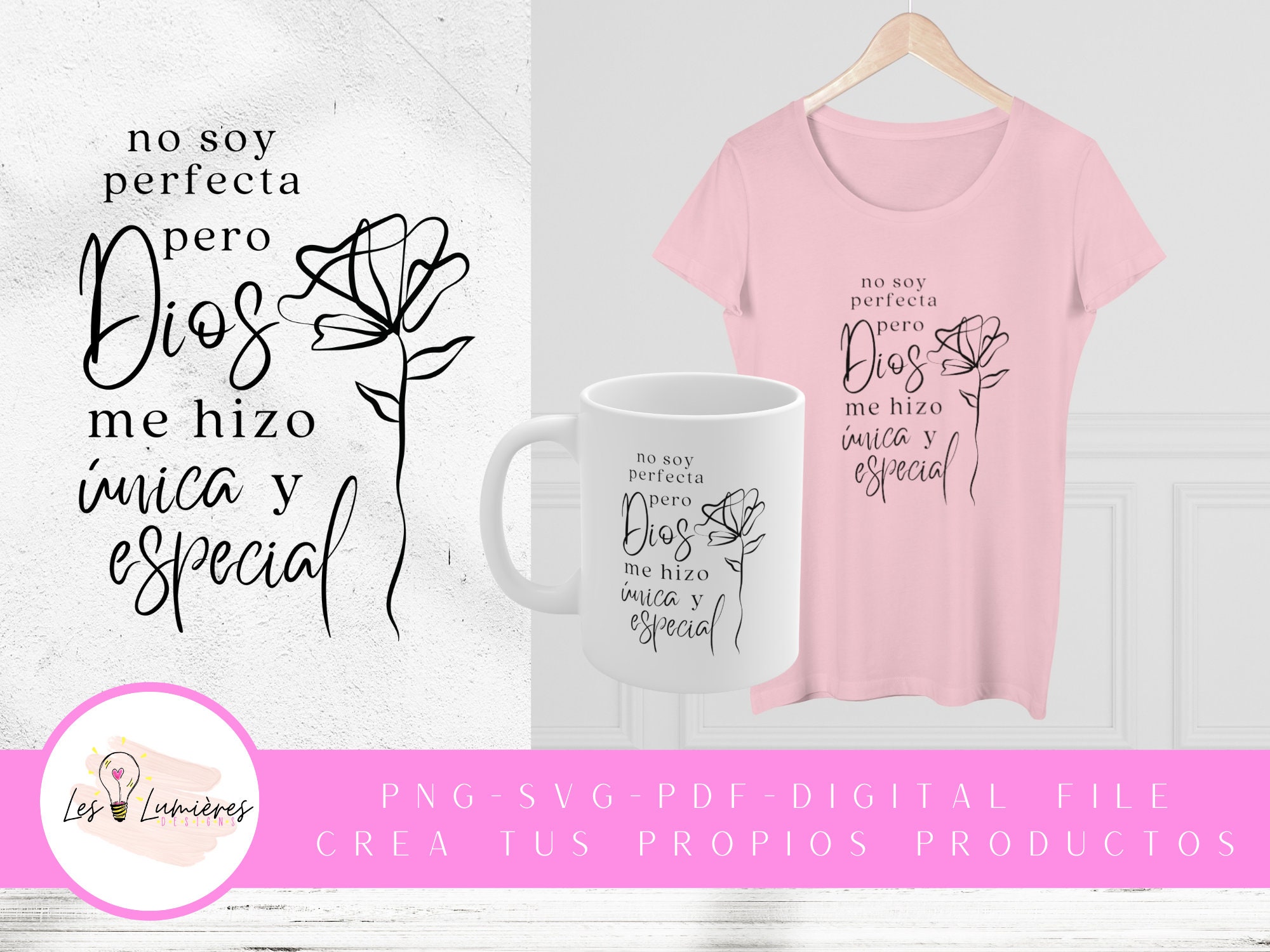 No soy perfecta pero Dios me hizo unica y especial SVG, PNG Clipart, Clipart, Biblia SVG, Dios Svg, cristianos