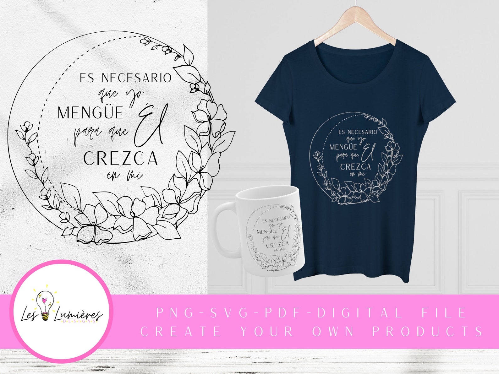 Es Necesario Que Yo Mengue Para Que El Crezca En Mí, SVG, PNG Clipart