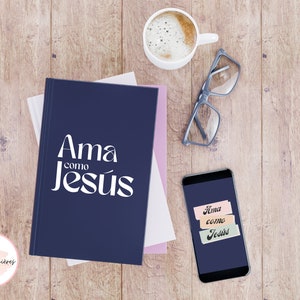 Ama como Jesús 5 diseños SVG, PNG Clipart, , Biblia, Dios SVG, Frases Cristianas, Wandkunst, Sublimationstransfer, Schnittdatei Arte Cristiano