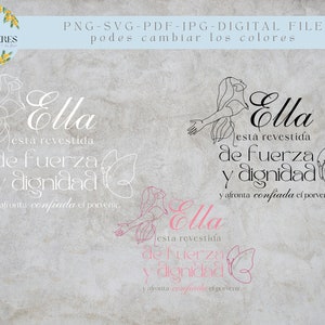 Proverbios 31 SVG, Dia de la mujer, regalos para mujer, biblia PNG Clipart, Clipart Biblia SVG, Dios Svg, cristianos,regalos mujer cristiana image 7