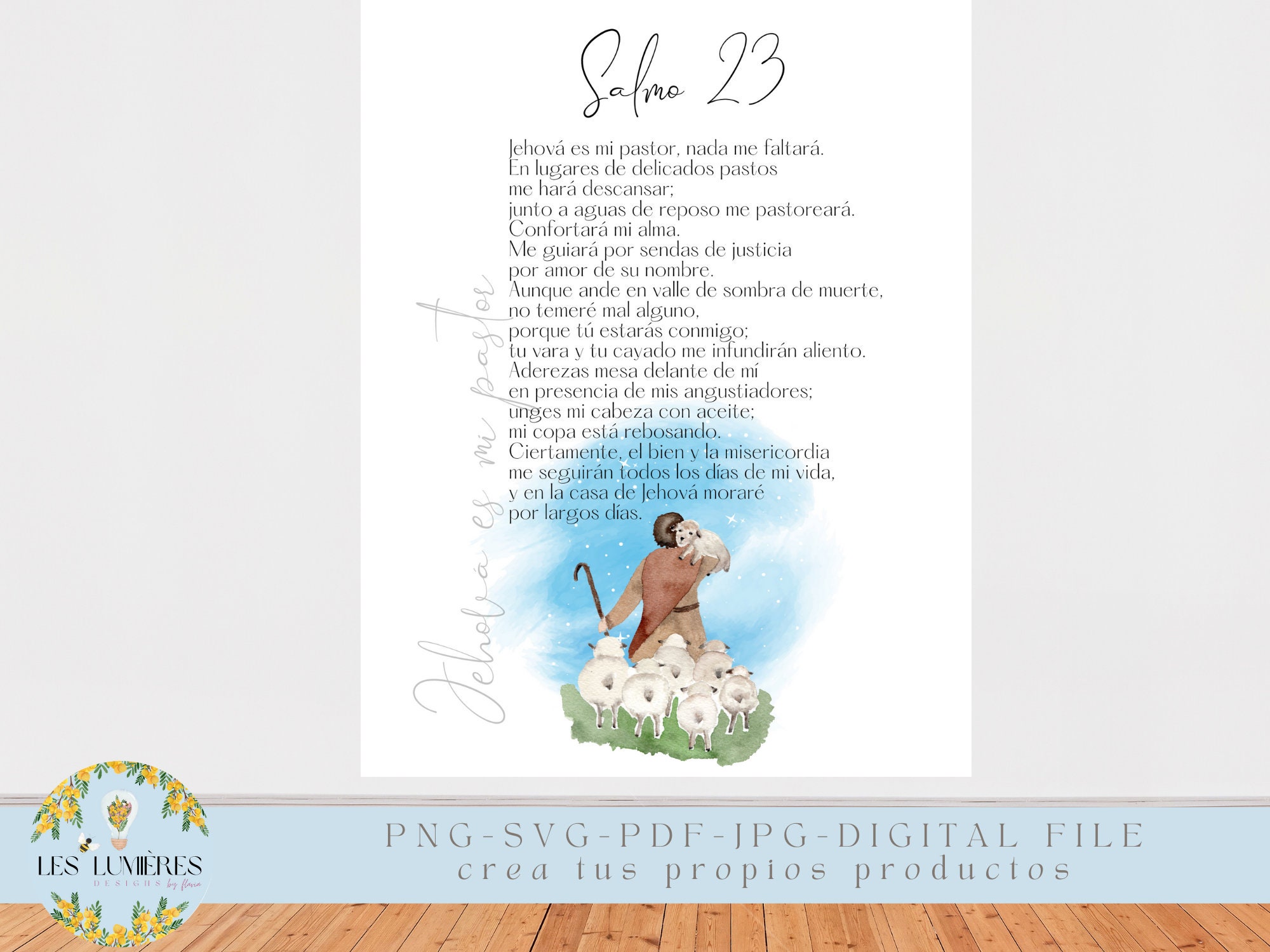 Salmo 23 Rvr Jehova Es Mi Pastor Spanish Bible Verse Spanish