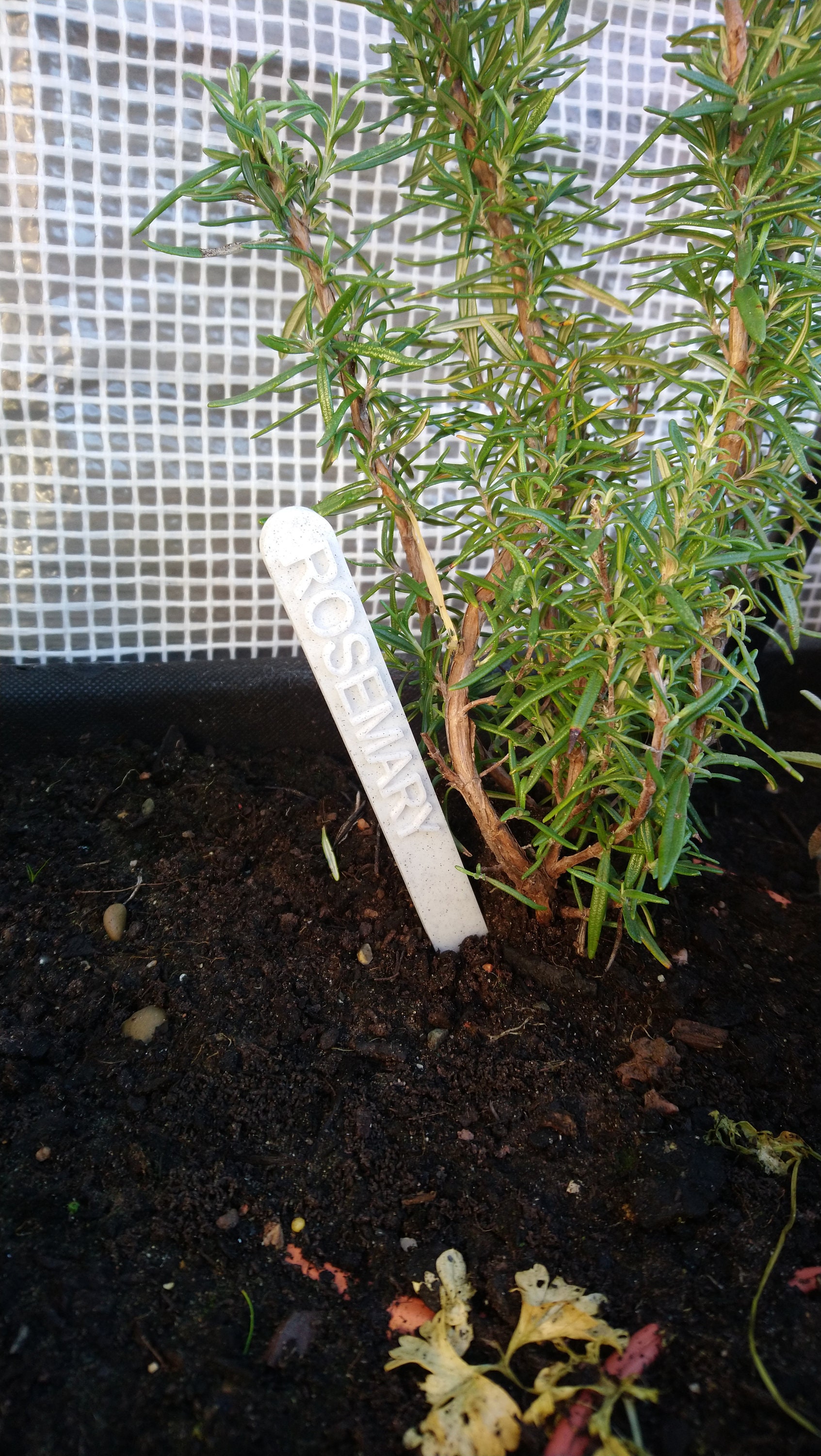 Herb Garden Plant Labels With Raised Lettering....with the Etsy UK