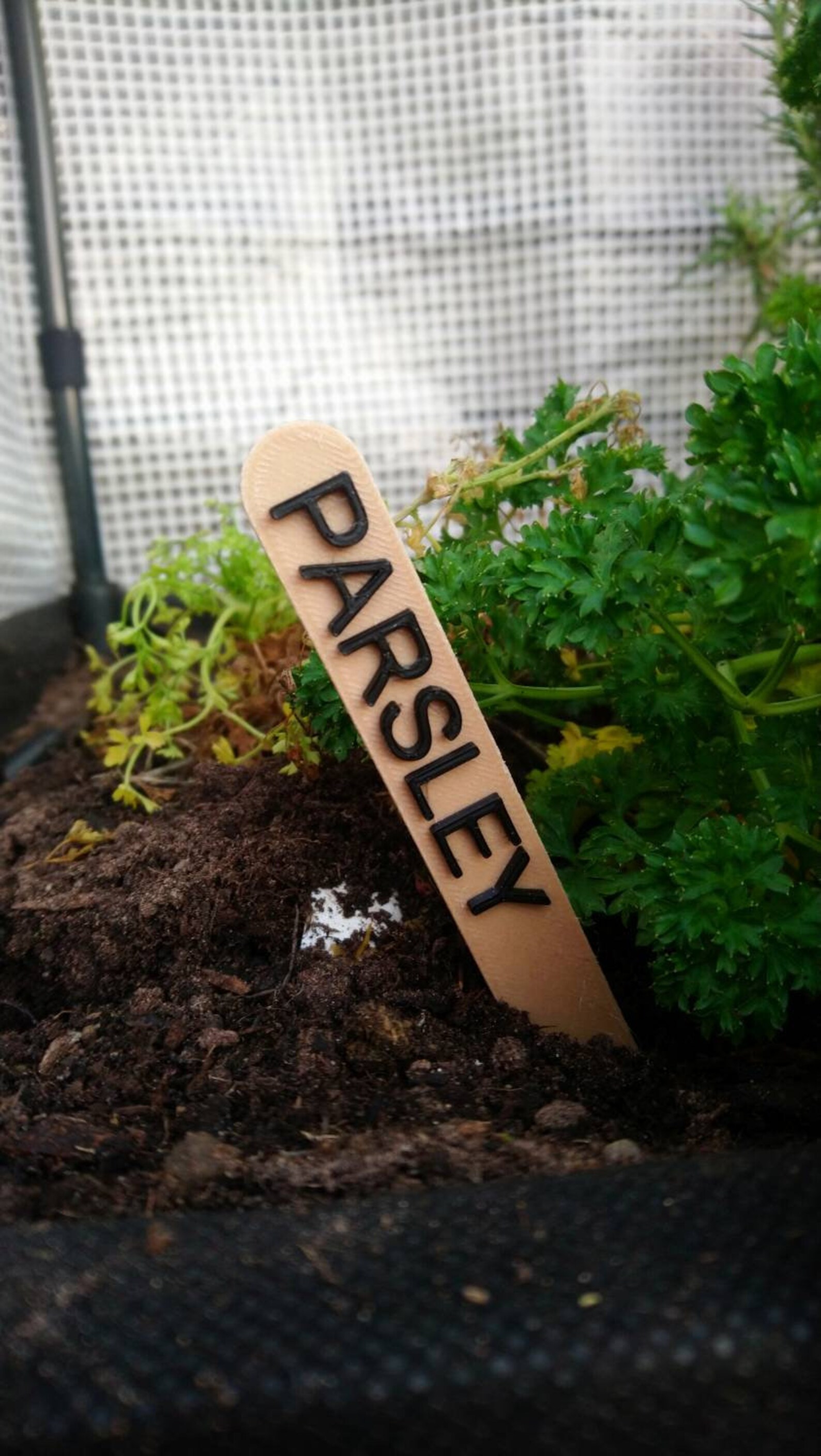 Herb Garden Plant Labels With Raised Lettering....with the Etsy UK