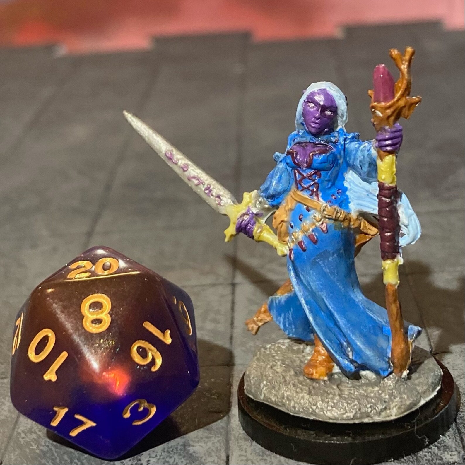 Hand Painted Drow Woman/D&D Miniature/Dungeons and | Etsy
