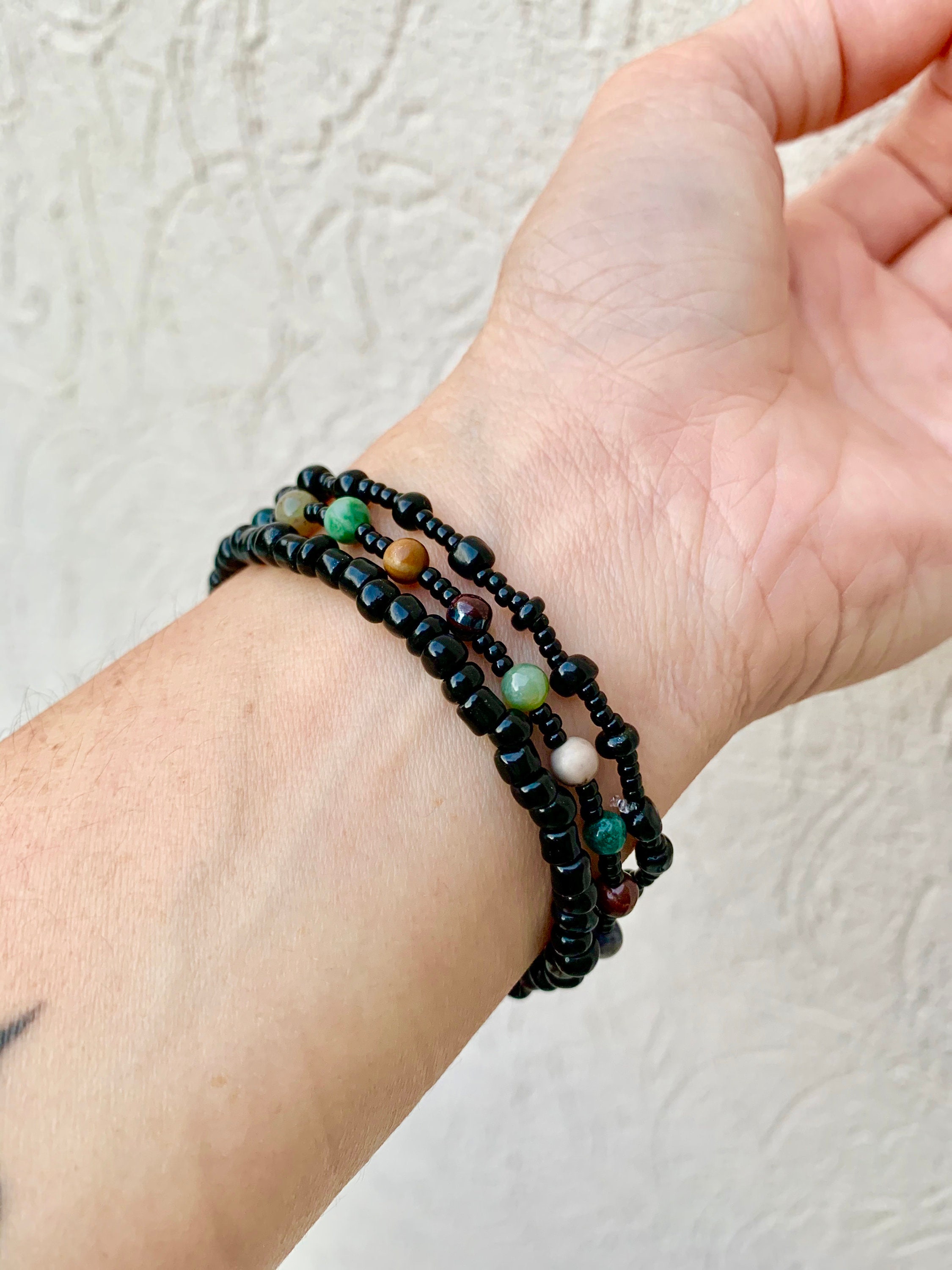 Unique Colourful Crystal Bracelet Etsy