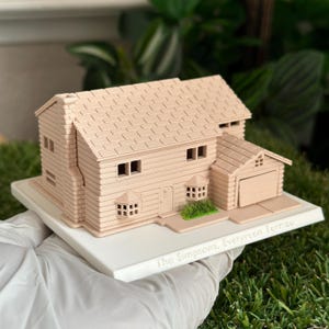 DIY Ultra Detailed Suburban Miniature Tiny House Kit, 3D Home Model, 2 Story Interior Detachable Floors Roofs, Interactive Garage Diorama 4