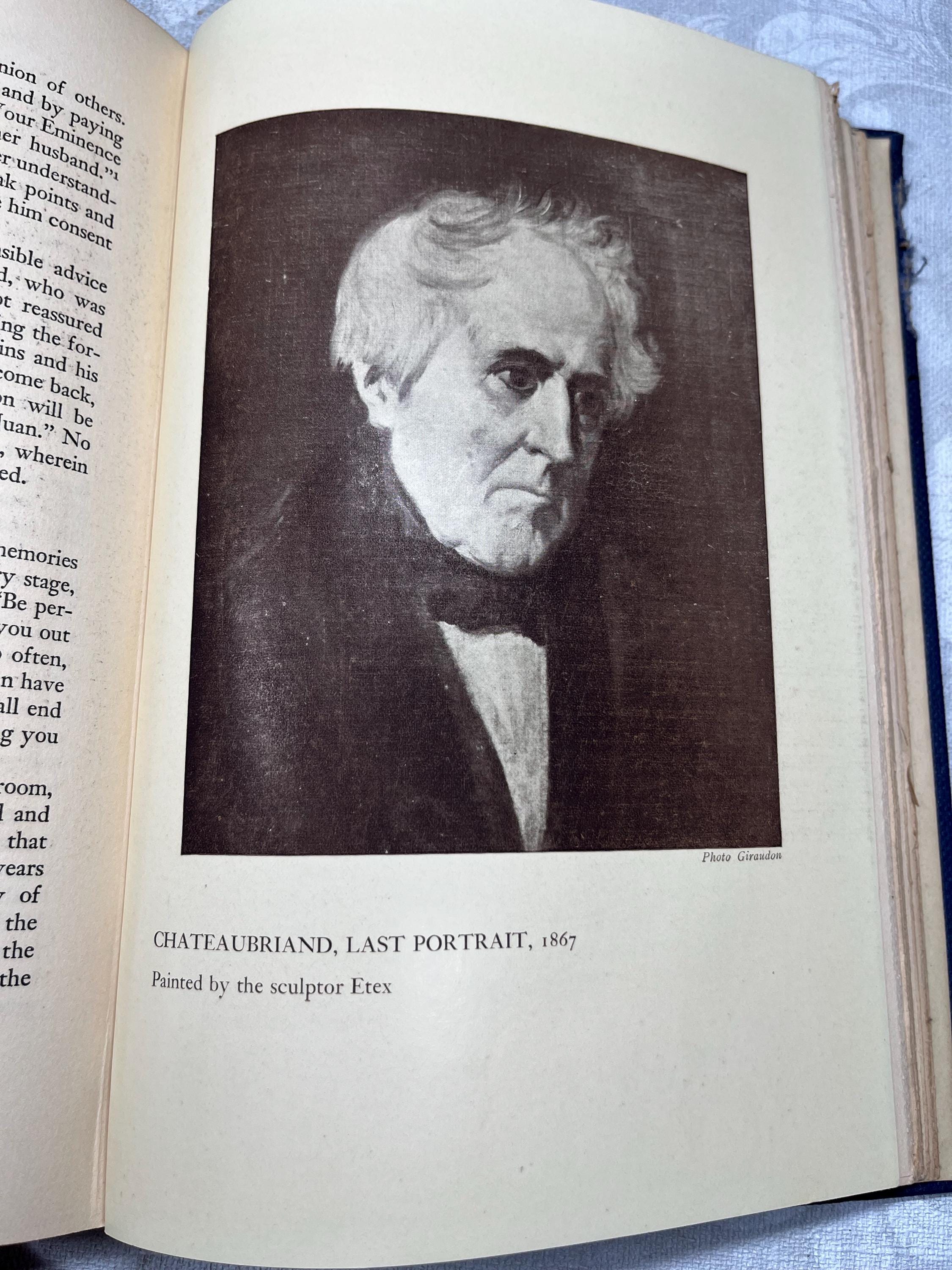 1938 Chateaubriand Poet Statesman Lover by Andre Maurois Stated