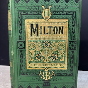 Ca. 1880s The Poetical Works of John Milton with illustrations