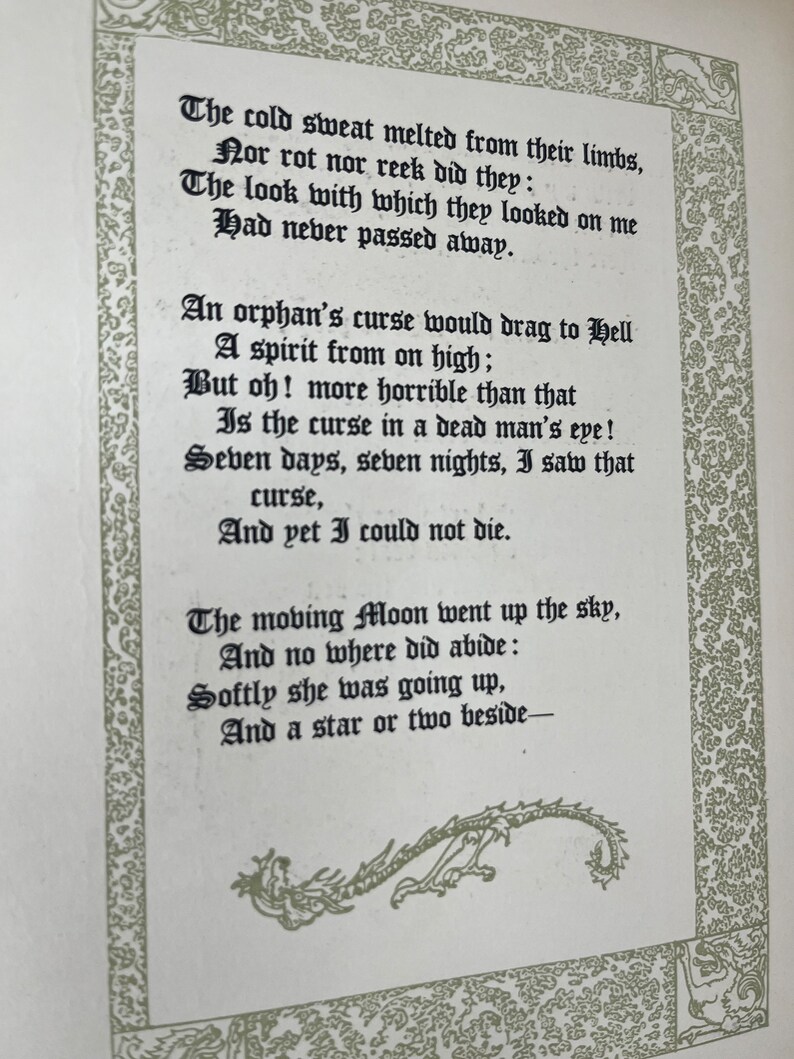 Poem The Rime Of The Ancient Mariner 1915 the Rime of the Ancient Mariner Coleridge Pogany Illustrated Poem