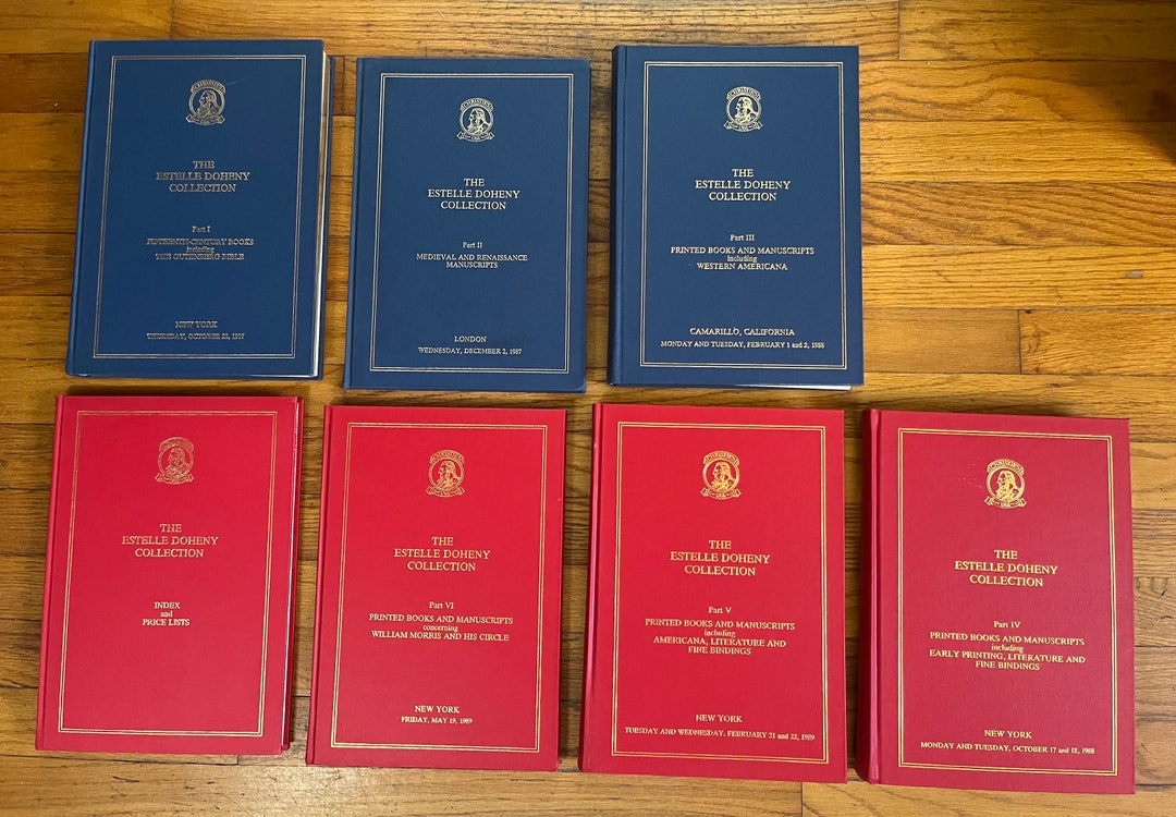 1987 Christie’s Estelle Doheny Collection Ltd Ed Complete 6 Vol Mixed