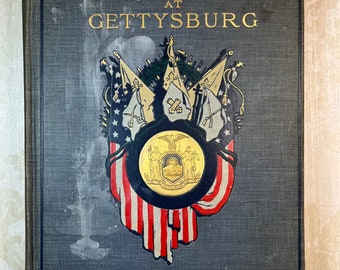 1902 New York in Gettysburg Eindrapport Vol I Burgeroorlog Americana