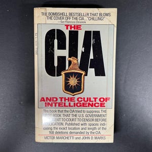 1975 The CIA and the Cult of Intelligence by Victor Marchetti, John D. Marks Mass Market Paperback Dell 3rd Dell