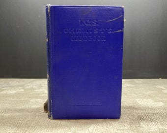 1912 Manuale del chimico delle scuole per corrispondenza internazionali, copertina rigida, 1ª edizione, International Textbook Company