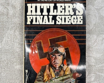 1980 Hitler's Final Siege autorstwa Lawrence'a Cortesiego, wydanie w miękkiej oprawie, wydanie zebry