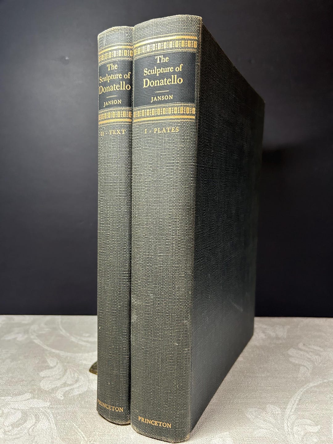 1957 the Sculpture of Donatello by Janson Princeton 2 Volumes Text