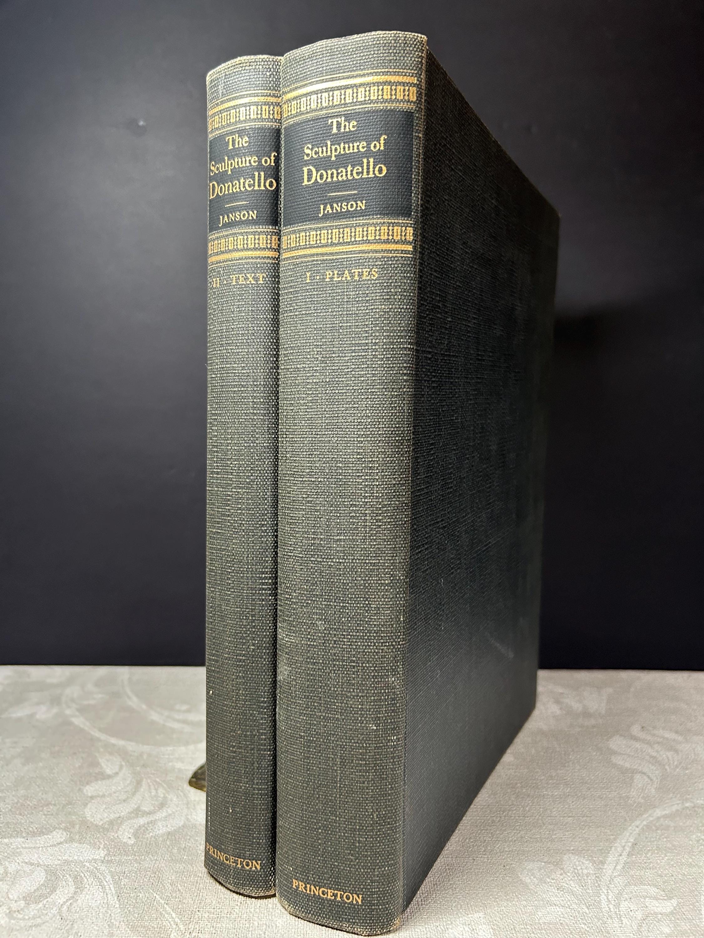 1957 the Sculpture of Donatello by Janson Princeton 2 Volumes Text