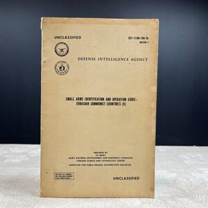 1980 Small Arms Identification and Operation Guide by Defense Intelligence Agency, US Army Materiel Development and Readiness Command