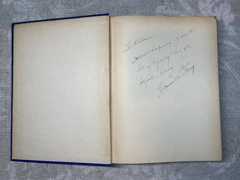 End papers of The Wonder Book of the Air