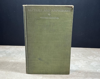 1926 Rettili e anfibi: abitudini e adattamenti di Thomas Barbour Copertina rigida Houghton Mifflin Company Illustrato