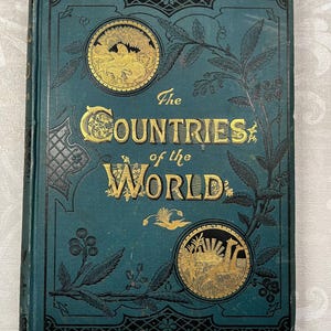 Circa 1890 The Countries of the World Brown Vol 4 Only Anthropology Pacific Oceana Australia