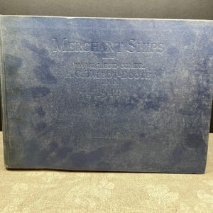 1944 Merchant Ships by E.C. Talbot-Booth Illustrated Macmillan