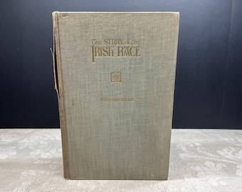 1949 La historia de la raza irlandesa: Una historia popular de Irlanda por Seumas MacManus. Tapa dura. 4.ª edición. The Devin-Adair Company.