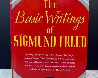1938 Les écrits fondamentaux de la bibliothèque moderne Sigmund Freud HC avec jaquette