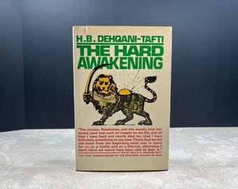 1981 Signed The Hard Awakening by H. B. Dehqani-Tafti, 1st Ed, The Seabury Press Iranian Revolution